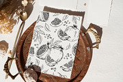 Black & white pomegranates, an Object Graphic by Jeanna Draw (Thumbnail 6 of 8)