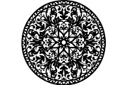 Black Floral Mandala Bundle, an Illustration by Designer_Momina (Thumbnail 6 of 20)
