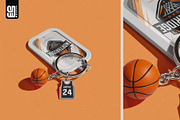 Basketball Keychain Mockup, an Advertising Mockup by SD Mockup (Thumbnail 2 of 5)