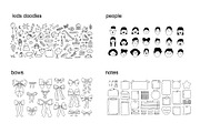 Hand-drawn Doodles Bundle of Bundles, an Object Graphic by Kristina Chistiakova (Thumbnail 3 of 5)