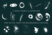 COSMOS | 17 Space-Themed Vectors, a Graphic by Britt & Kit (Thumbnail 2 of 2)