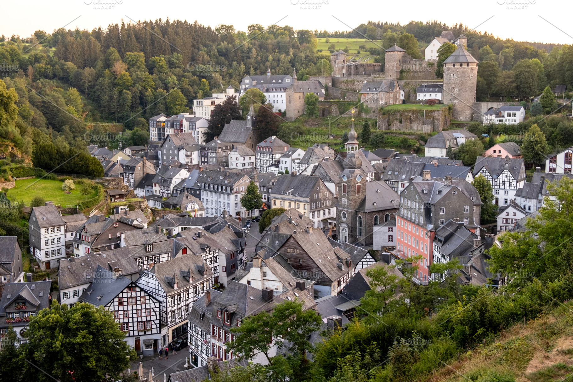 Monschau scenic town in Germany, an Architecture Photo by BOOCYS