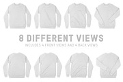 Bella Canvas 3901 Raglan Sweatshirt, a Hoody Mockup by Pixel Sauce™ (Thumbnail 6 of 7)