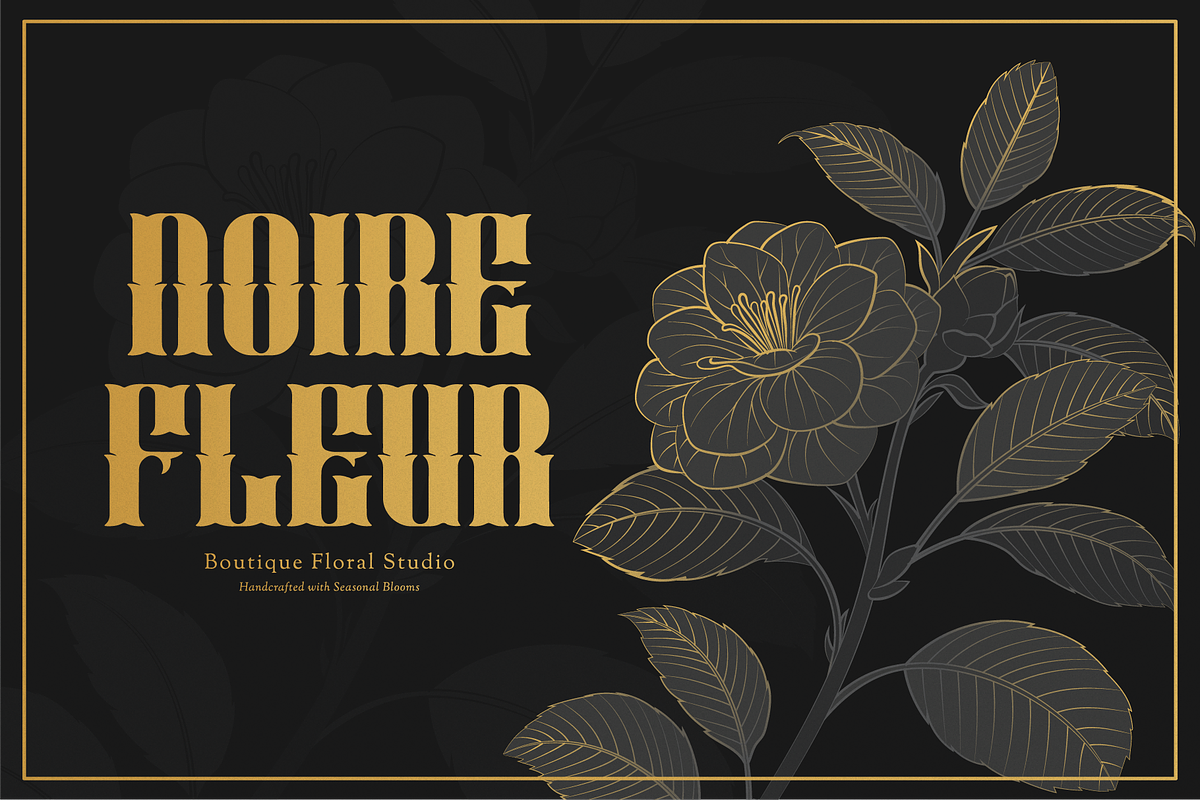 Ringer Luctor Decorative Display, a Blackletter Font by Denustudios (Photo 2 of 12)