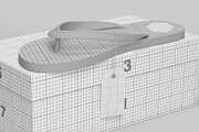 Flip Flops Packaging Mockup 6 Views, a Packaging Mockup by Illusiongraphic (Thumbnail 11 of 20)