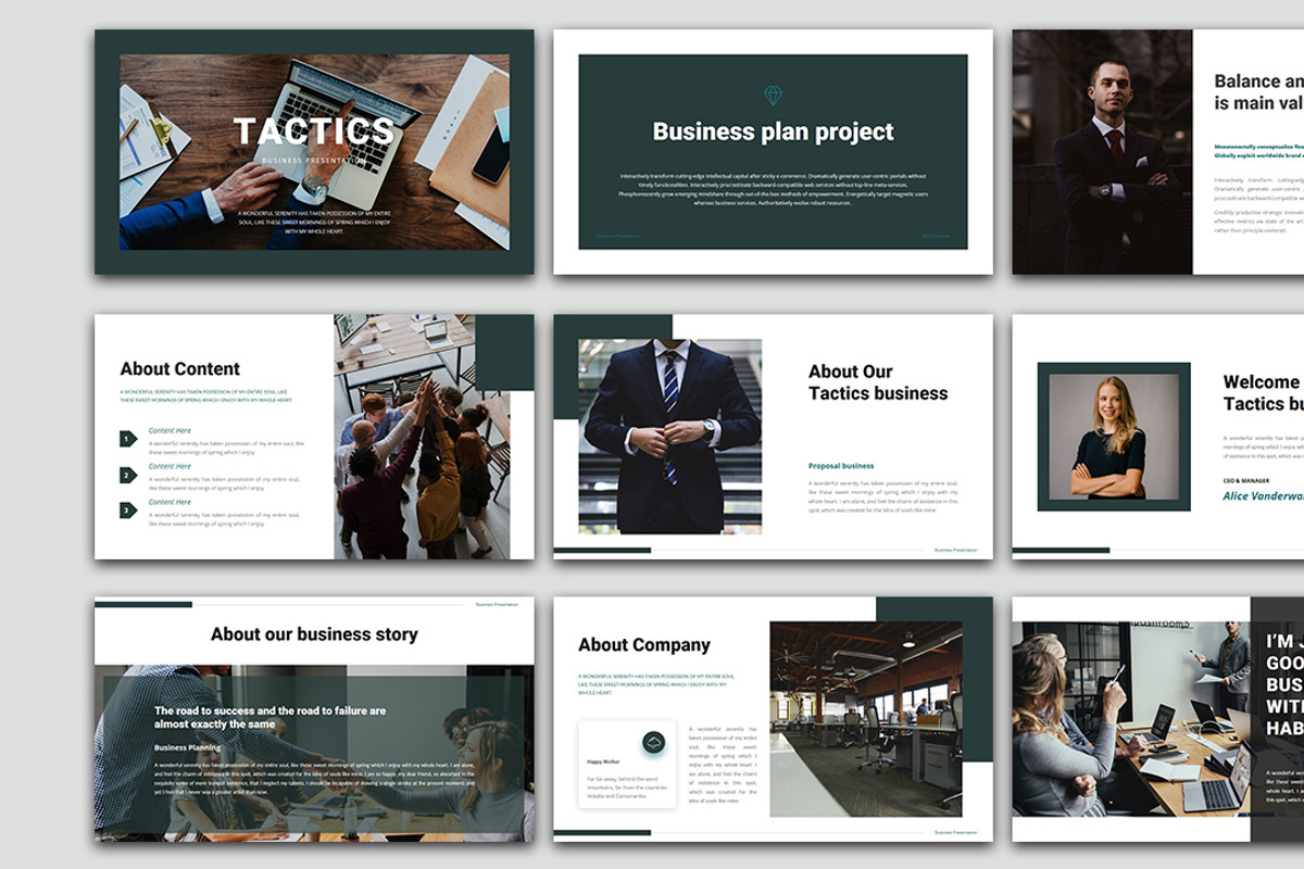 Tactics Presentation Template, a Presentation Template by Analogous Temp (Photo 2 of 6)