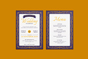 Decoratifs Wedding Invitation, an Invitation Template by iDoodle Studio (Thumbnail 1 of 4)