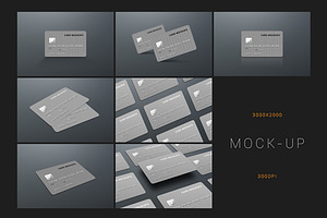 7 Credit Card Mock-Ups / Bank