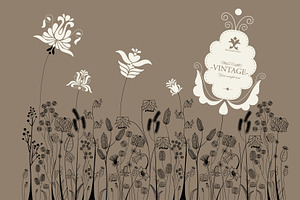 Flower background for decoration