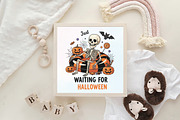Just Waiting for Halloween PNG, an Illustration by CraftArtStudio (Thumbnail 4 of 4)