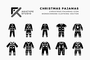 Christmas Pajamas Icon Vector, an Icon by Akatype Studio (Thumbnail 1 of 3)