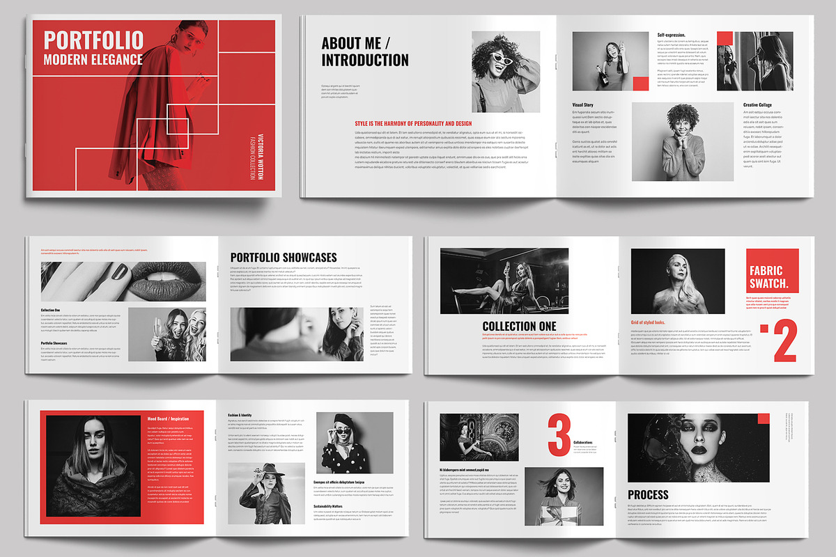 Fashion Portfolio Design, a Brochure Template by MightyDesign (Photo 1 of 6)