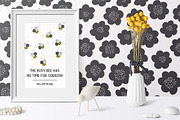 Busy Bees Baby Vector Patterns, a Pattern Graphic by Wild Twig Co (Thumbnail 6 of 9)