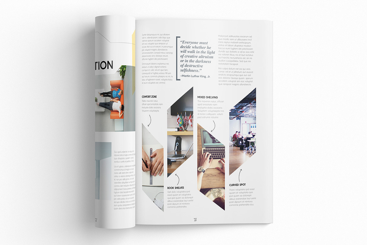 Magazine Template InDesign 09, a Magazine Template by Love Graphic Design (Photo 6 of 28)