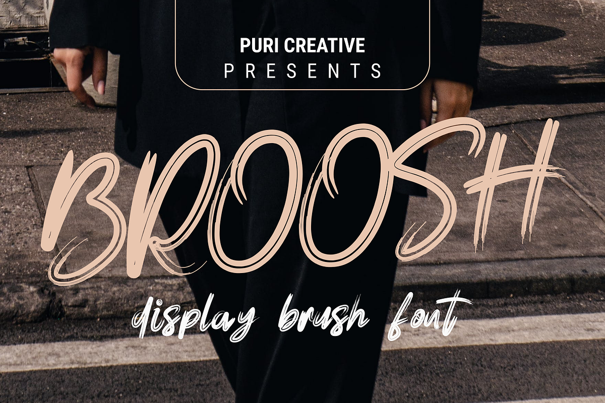 BROOSH - Display Brush Font, a Handwritten Font by PuriCreative (Photo 1 of 10)