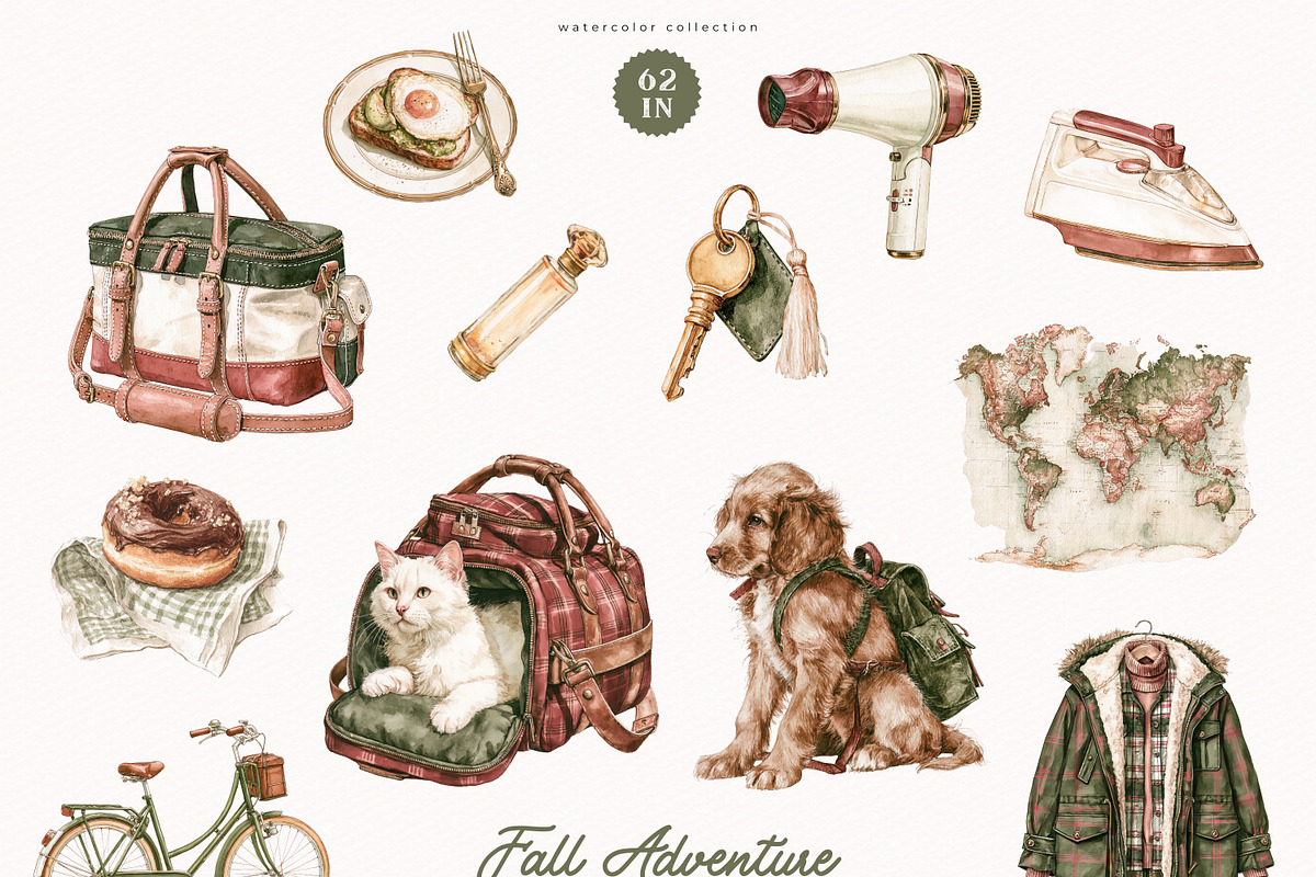 Fall Adventure Collection, a Seasonal Illustration by PeDe Designs (Photo 6 of 17)