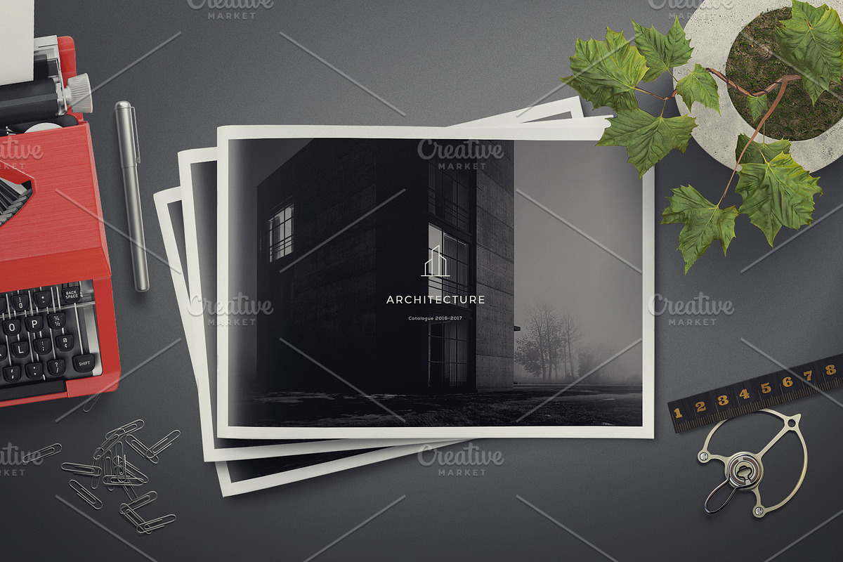 Architecture Landscape Brochure, a Brochure Template by ShapShapy (Photo 1 of 18)