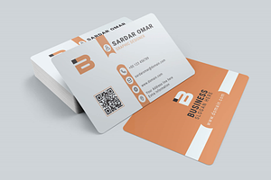 Corporate Identity Template With QR