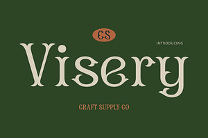 CS Visery – Display Font