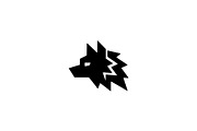 Wolf Head Logo, a Branding & Logo Template by Vectorium Studio (Thumbnail 1 of 4)