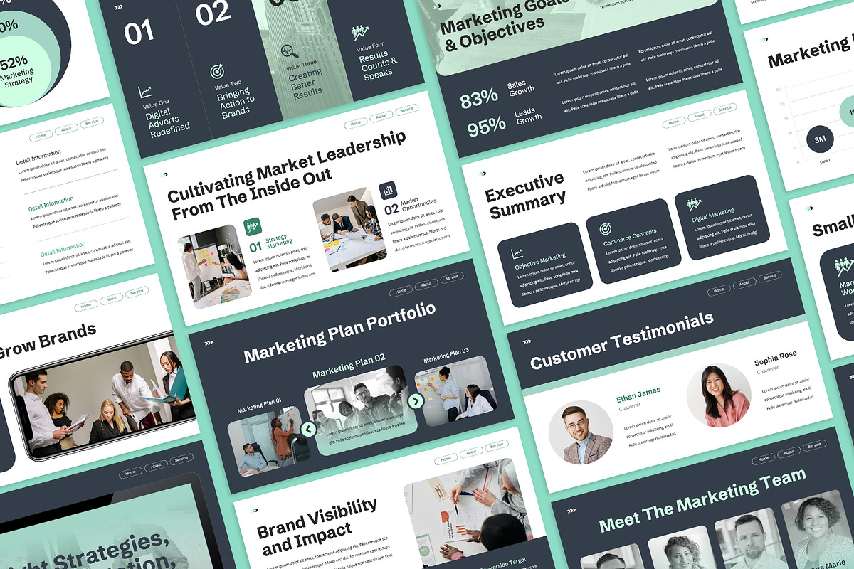 Marketing Plan Powerpoint, a Presentation Template by rgbryand (Photo 6 of 7)