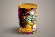 Canned Food Mockup 10 PSD Files, a Cups & Container Mockup by Muhazdinata (Thumbnail 4 of 21)