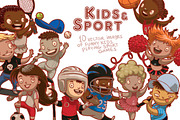Kids & Sport, an Education Illustration by IvanNikulin (Thumbnail 1 of 2)