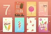 Set of Ice Cream Style Flat, a Food Illustration by Fay_Francevna (Thumbnail 2 of 4)