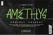Amethys a Handwritten Font, a Handwritten Font by Berdansabersama (Thumbnail 1 of 8)