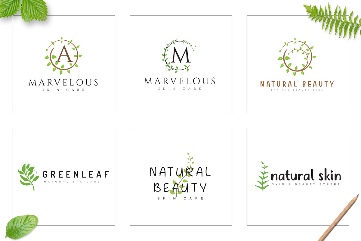70 Elegant Floral Logo Bundle, a Branding & Logo Template by XpertgraphicD (Photo 8 of 16)