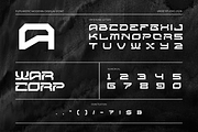 WARCORP – Futuristic Display Font, a Sans Serif Font by Vroz Studio (Thumbnail 2 of 8)