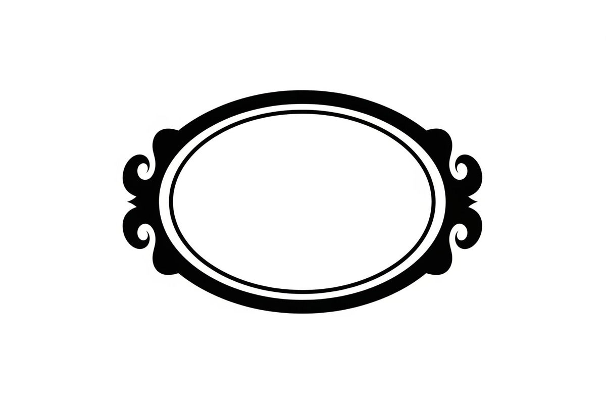 Vintage Oval Frame Vector Bundle, an Illustration by musafir_fashion (Photo 10 of 31)