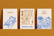 Dolce Vita, summer set + backgrounds, a Decorative Illustration by Good Studio (Thumbnail 19 of 28)