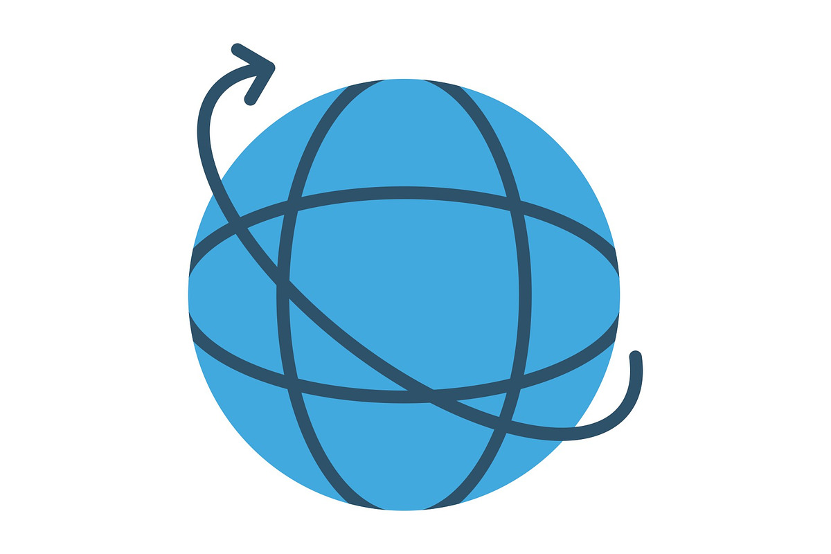 Worldwide Flat Icon, a Duotone Icon by Pexelpy (Photo 1 of 2)