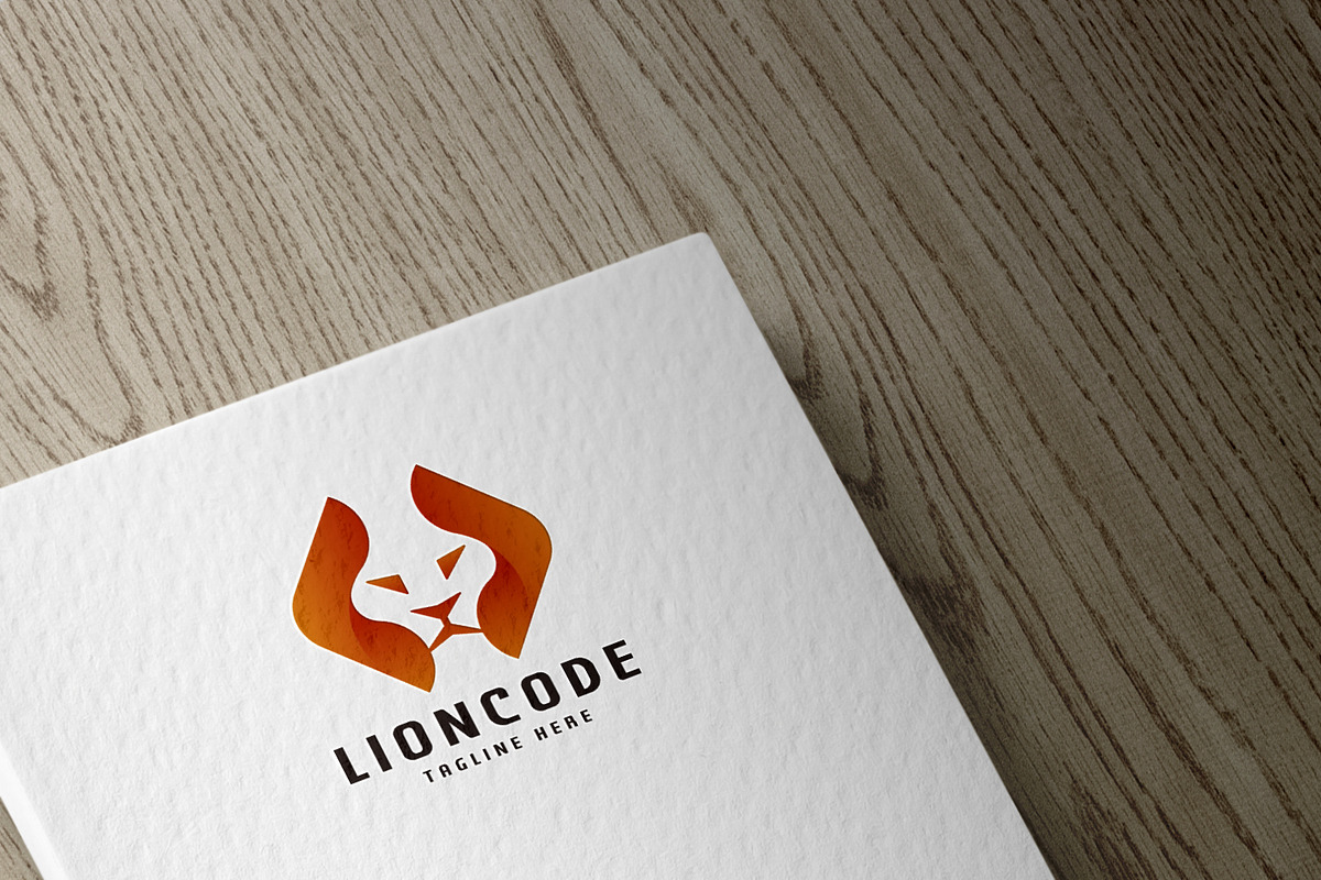 Lion Code Logo, a Branding & Logo Template by Design_Planet