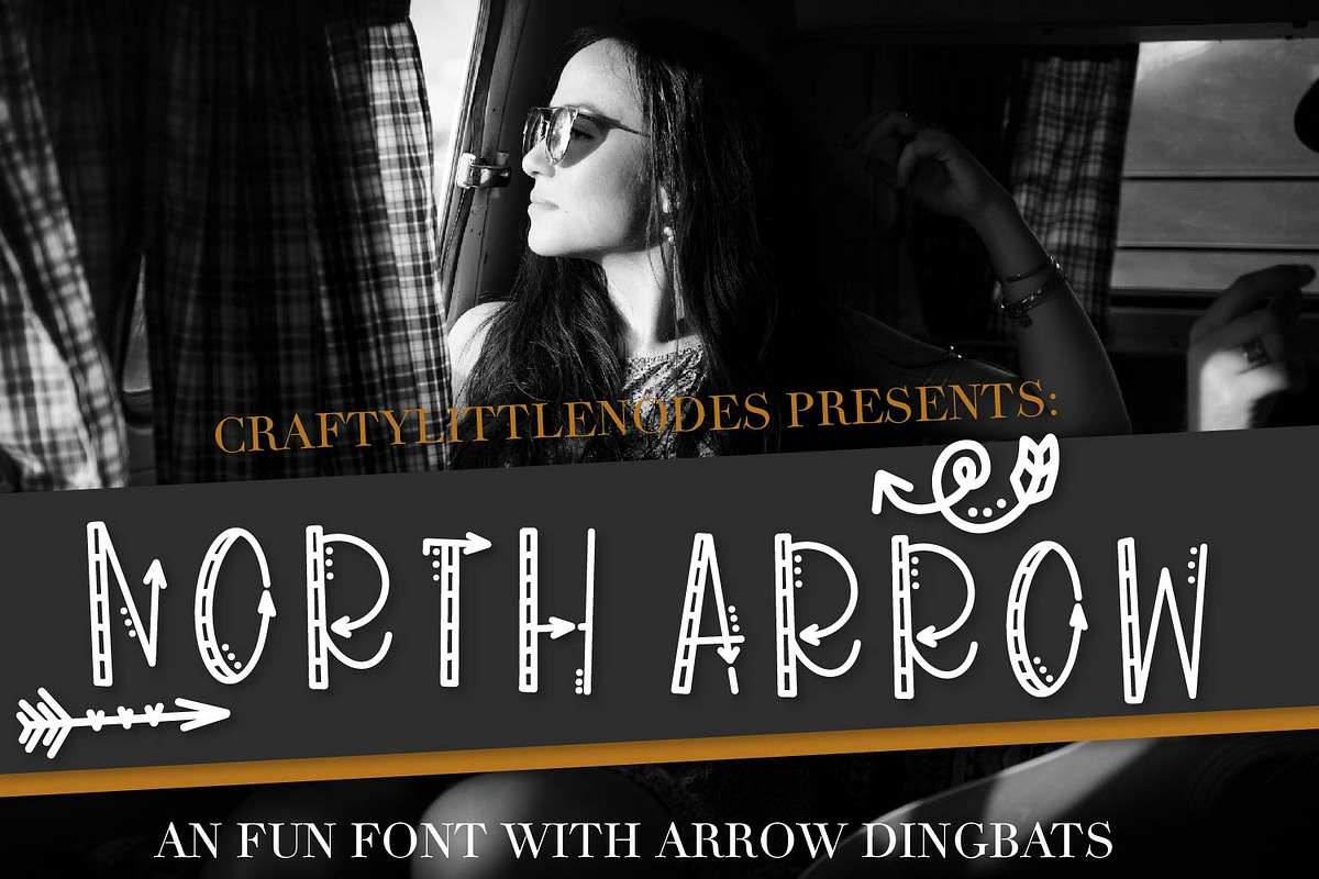 North Arrow - Arrow Font & Dingbat