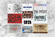 20-in-1 Ink Bleed & Overprint Bundle, a Layer Style Add-On by pixelbuddha.net (Thumbnail 2 of 23)