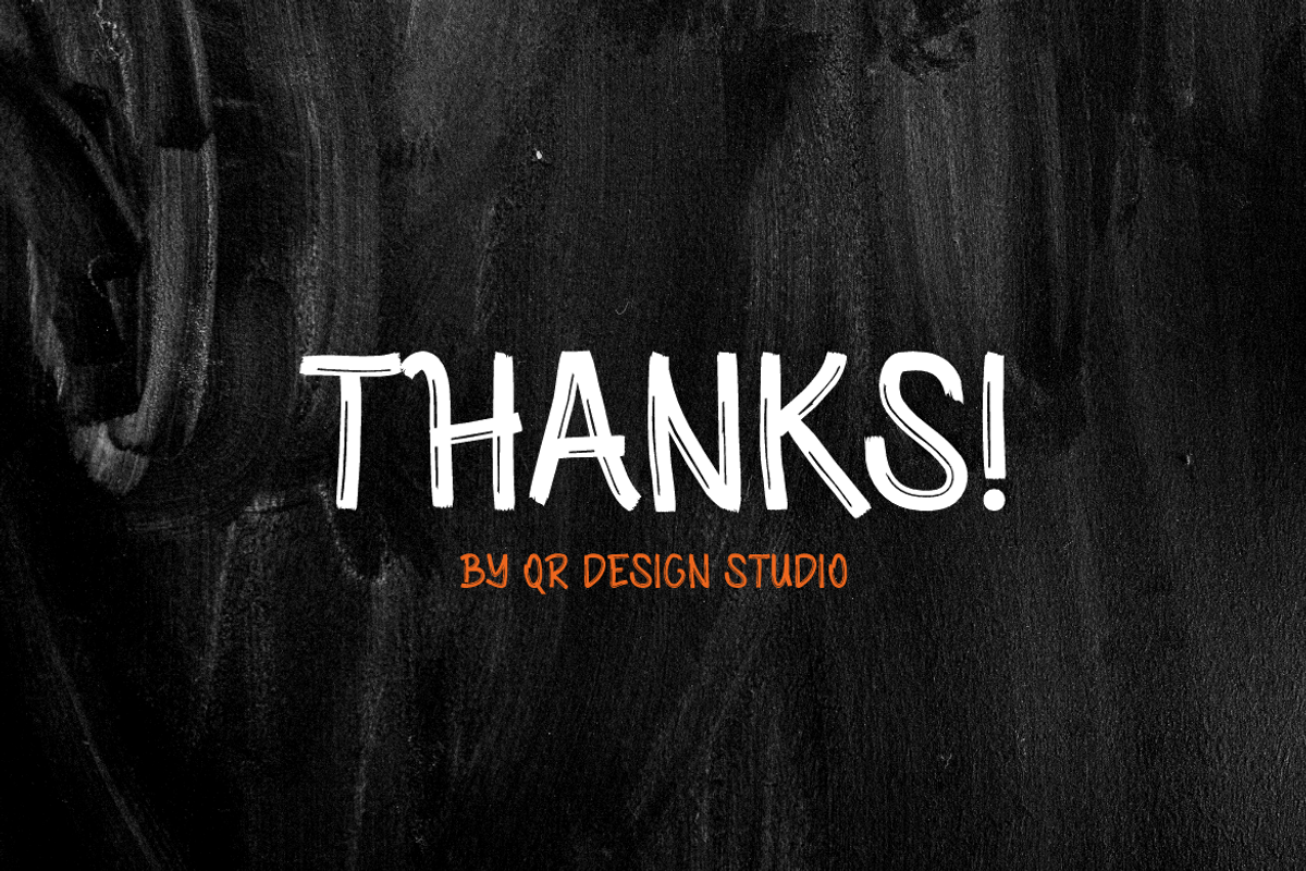 Marker Brushen - Premium Paint Font, a Handwritten Font by QR Design Studio (Photo 6 of 6)