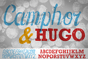 Camphor & Hugo: 2 Fonts + 40 illus., a Script Font by Ed J Brown (Thumbnail 2 of 4)