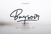 Baysoir - handwritten signature font, a Script Font by Panatype™ Studio (Thumbnail 1 of 10)