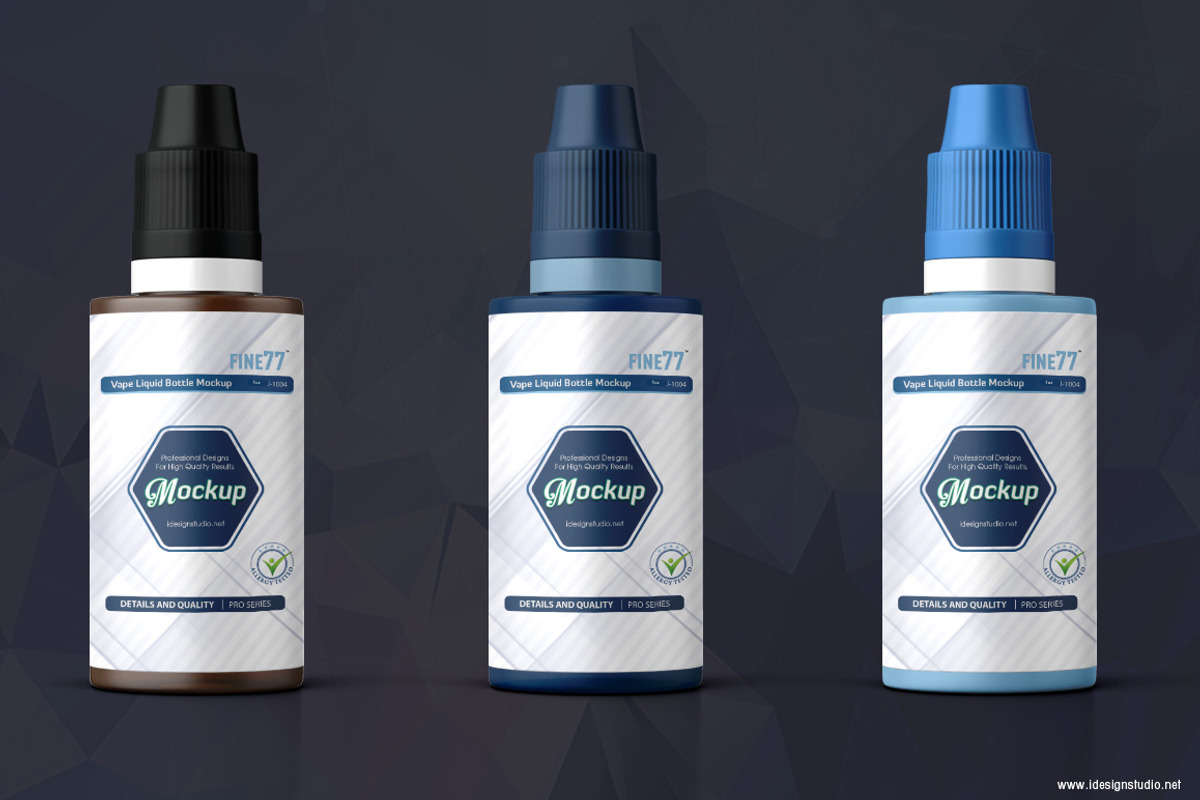 Vape Liquid Bottle Mockup, a Packaging Mockup by idesignstudio (Photo 4 of 6)