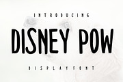 Disney Pow, a Handwritten Font by Fourteen Letter (Thumbnail 1 of 7)