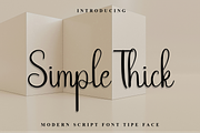 Simple Thick, a Handwritten Font by FreshTypeINK (Thumbnail 5 of 8)