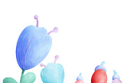 Summer Flower Watercolor, a Seasonal Illustration by Sense Library (Thumbnail 6 of 18)