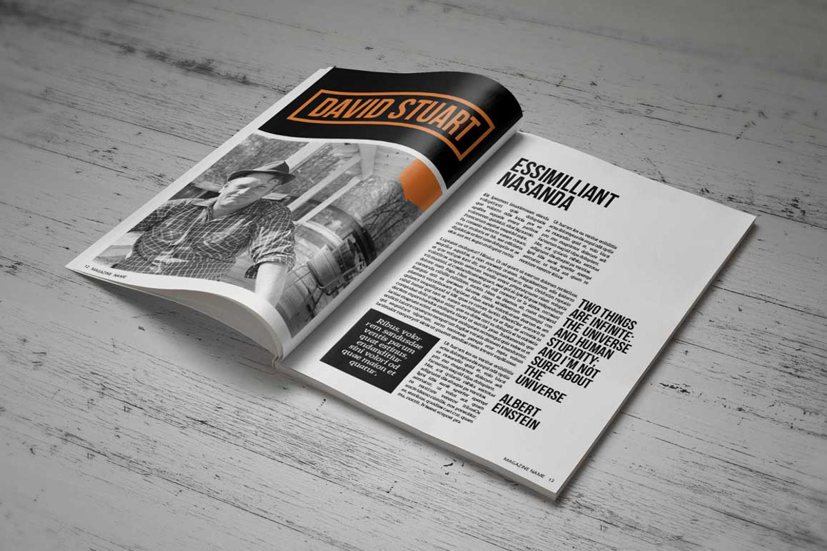 InDesign Magazine Template, a Magazine Template by Kingtown (Photo 4 of 5)