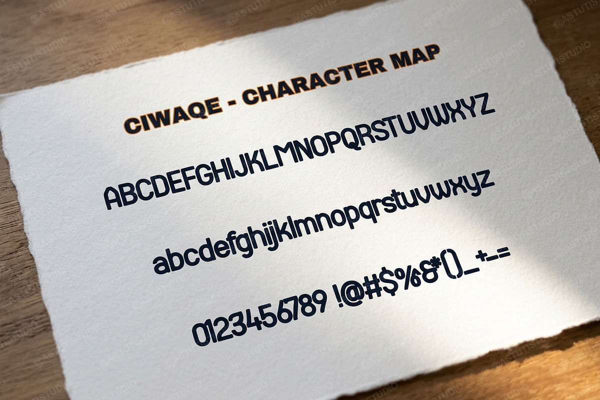 Ciwaqe - Elegant Serif Typeface, a Serif Font by Astuti Studio (Photo 3 of 25)