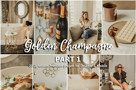 20 Lightroom Preset Golden Champagne