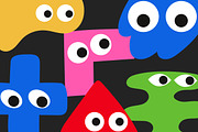 Vector Emotions shapes - cute vector, an Object Illustration by aivos (Thumbnail 4 of 4)