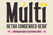 Nostalgic Condensed - Retro Serif, a Serif Font by Font Liner (Thumbnail 20 of 21)