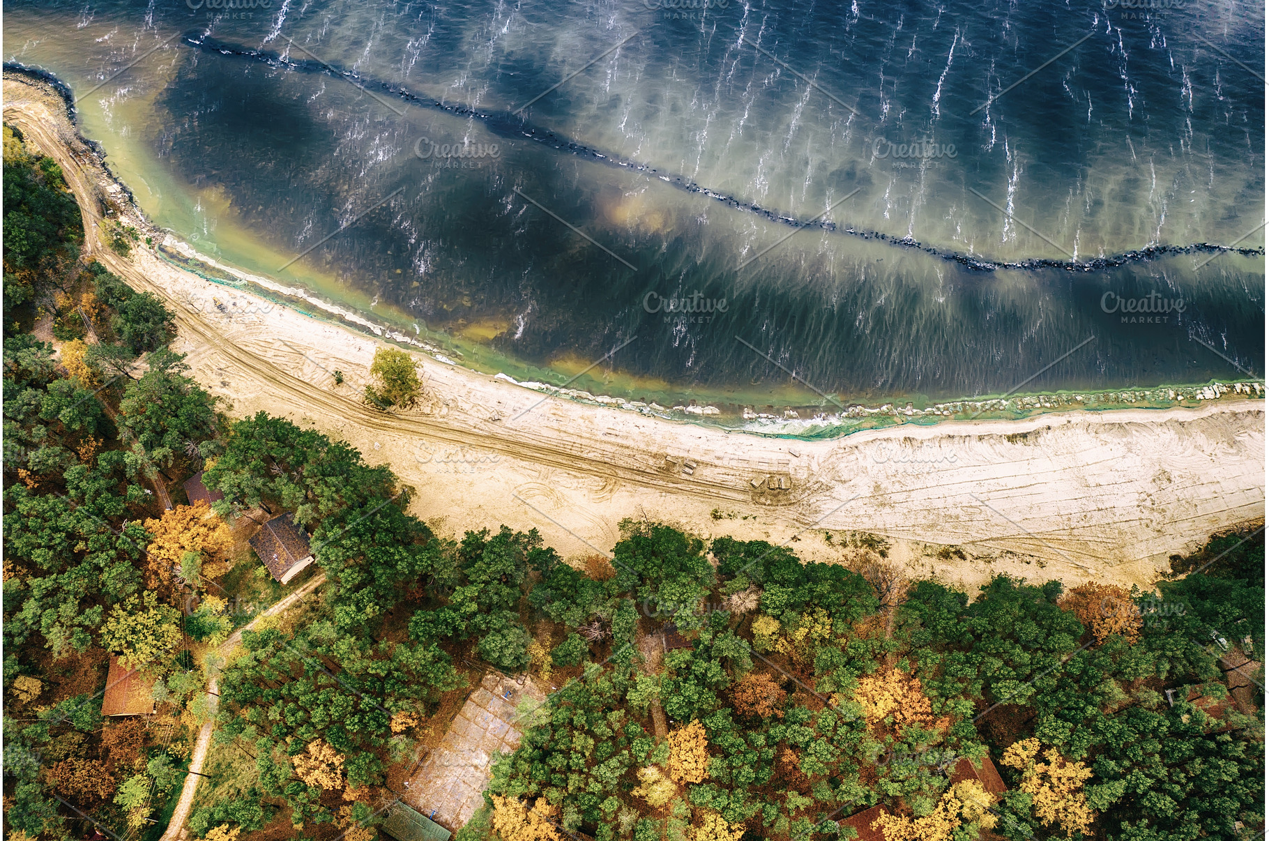 Aerial view of river, a Nature Photo by Nature and travel
